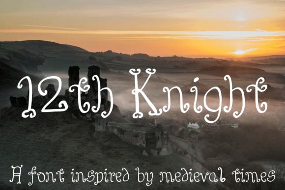 12th Knight Font - Featured Image