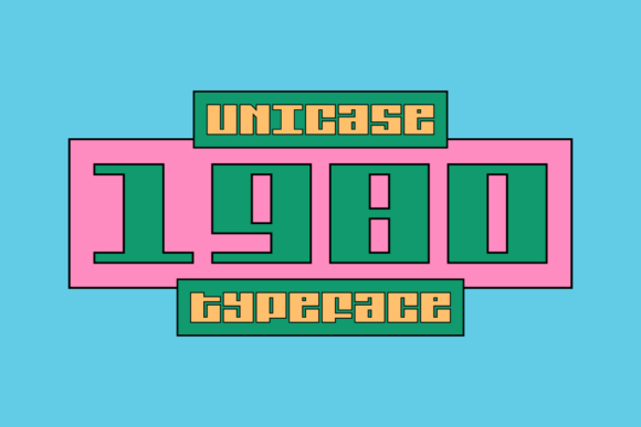 1980 Unicase Font - Featured Image