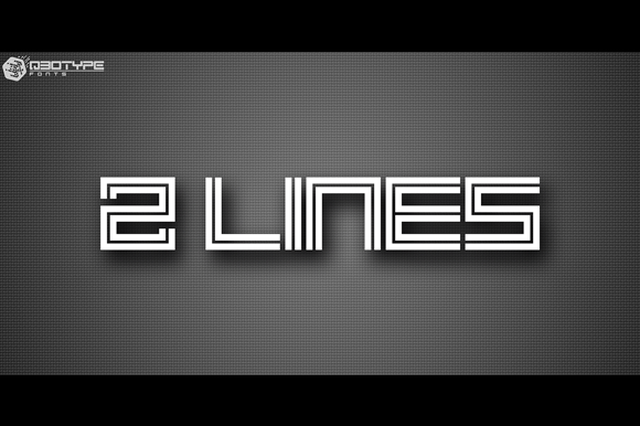 2 Lines Font - Featured Image