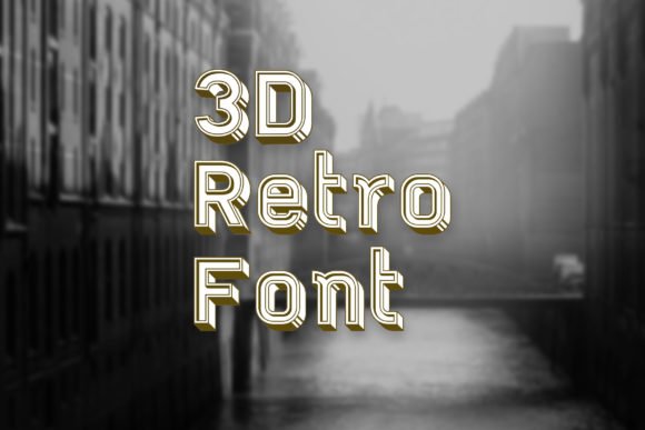 3d Retro Font - Featured Image
