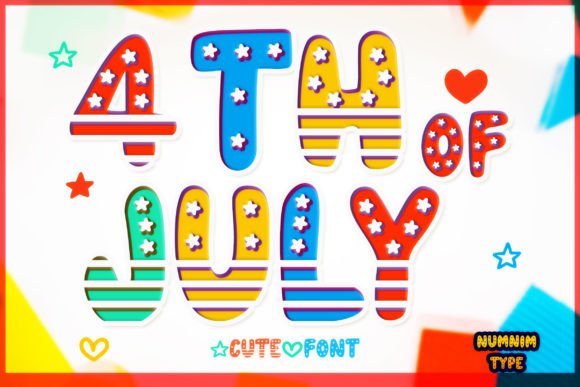 4th of July Font - Featured Image
