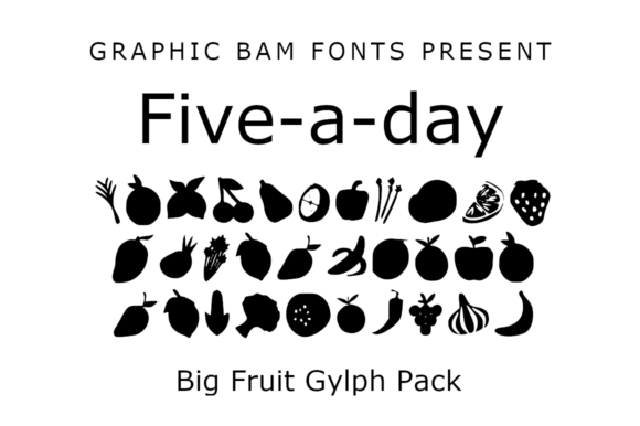 5-a-Day Font - Featured Image