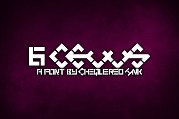6 Cells Font - Featured Image