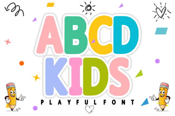 ABCD Kids  Font - Featured Image