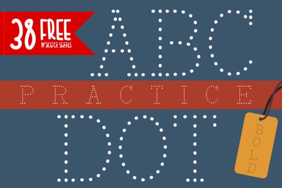 ABC Dot Practice Bold Font - Featured Image