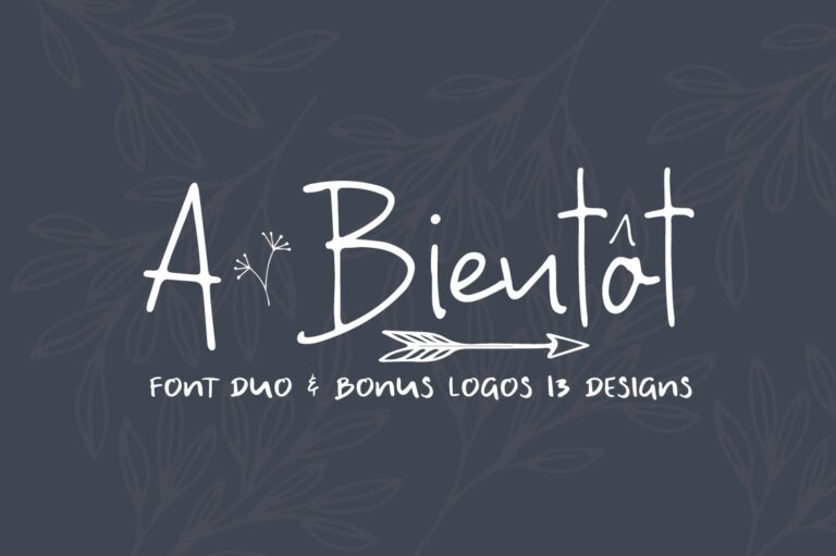 A Bientot Font - Featured Image