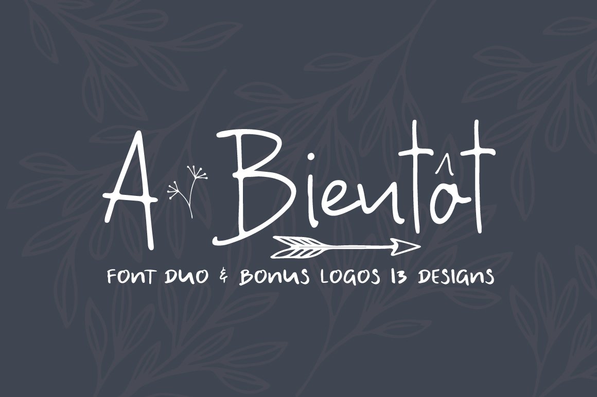 A Bientot Font - Featured Image
