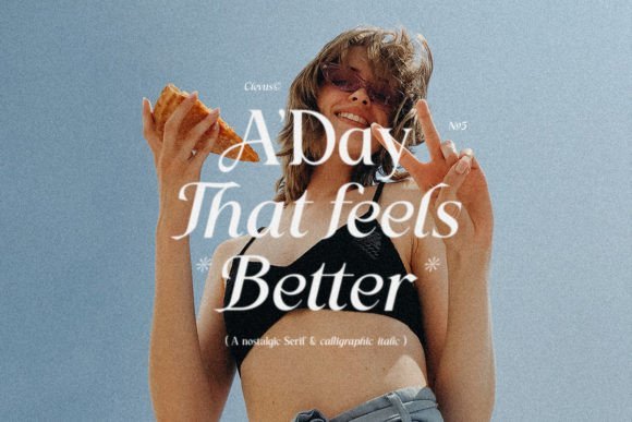 A Day That Feels Better Font - Featured Image