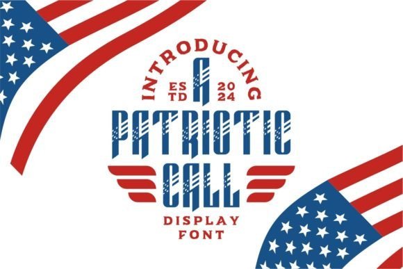 A Patriotic Call Font - Featured Image