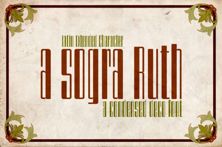 A Sogra Ruth Font - Featured Image