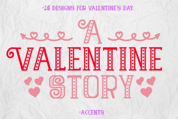 A Valentine Story Font - Featured Image