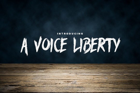 A Voice Liberty Font - Featured Image