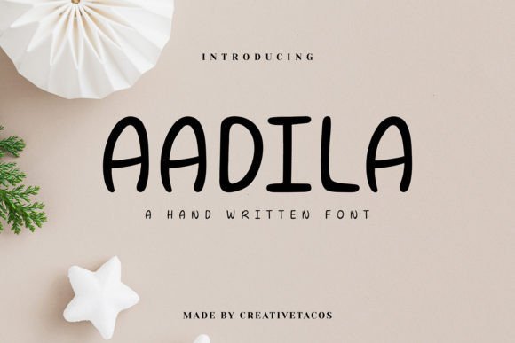 Aadila Font - Featured Image