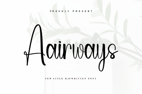 Aairways Font - Featured Image