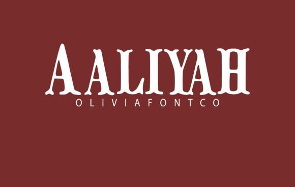 Aaliyah Font - Featured Image