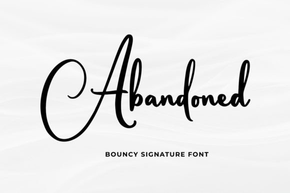 Abandoned Font - Featured Image