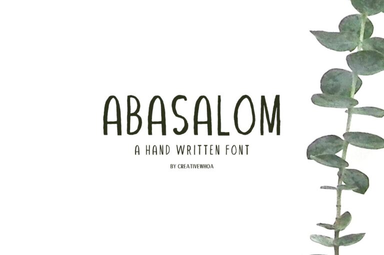 Abasalom Font - Featured Image