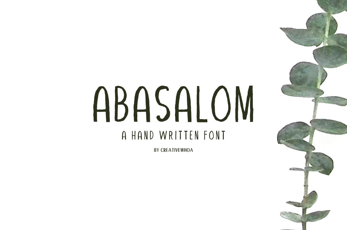 Abasalom Font - Featured Image