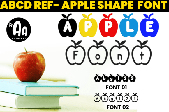 Abcd Ref Apple Shape1 Font - Featured Image