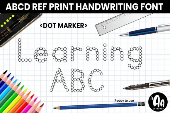 Abcd Ref Dot Marker Font - Featured Image