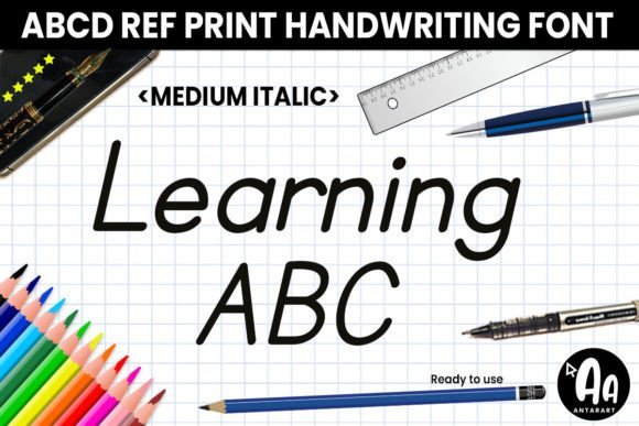 Abcd Ref Medium Italic Font - Featured Image