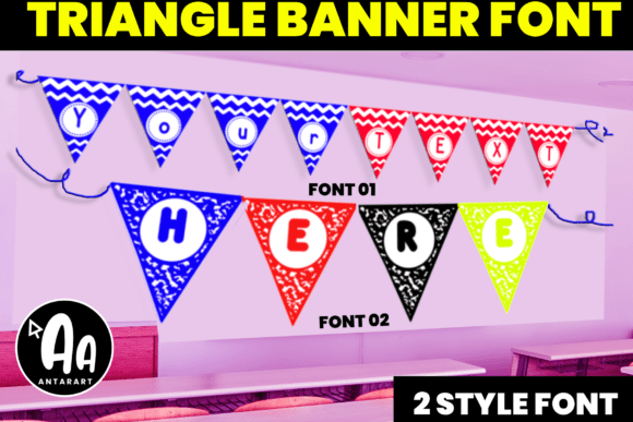 Abcd Ref Triangle Banner4 Font - Featured Image