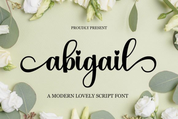 Abigail Script Font - Featured Image