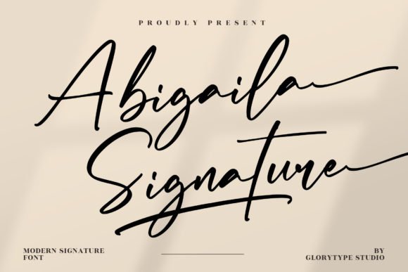 Abigaila Signature Font - Featured Image
