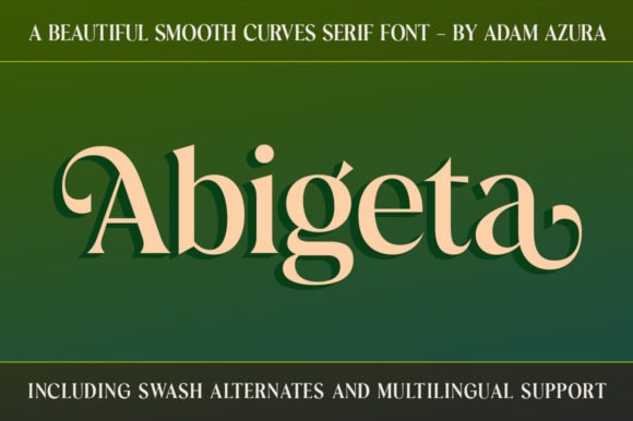 Abigeta Font - Featured Image