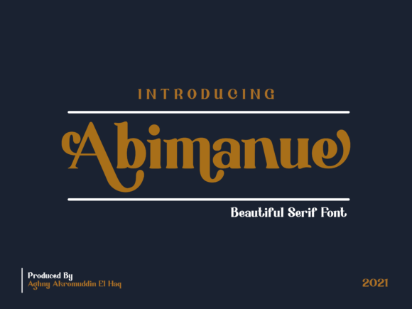 Abimanue Font - Featured Image