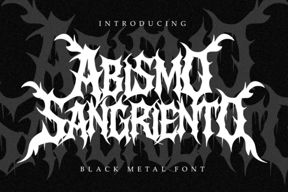 Abismo Sangriento Font - Featured Image