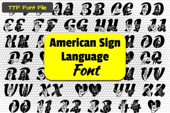 Able Lingo ASL 5 Font - Featured Image
