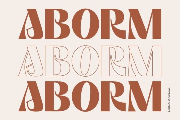 Aborm Font - Featured Image