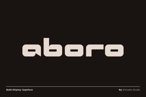 Aboro Font - Featured Image