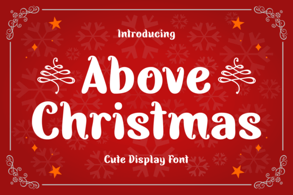 Above Christmas Font - Featured Image
