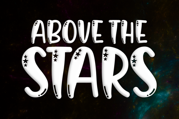 Above the Stars Font - Featured Image