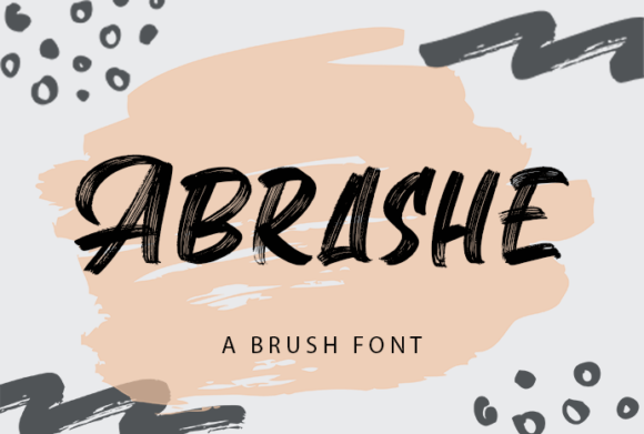Abrashe Brush Font - Featured Image