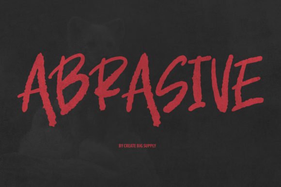 Abrasive Font - Featured Image