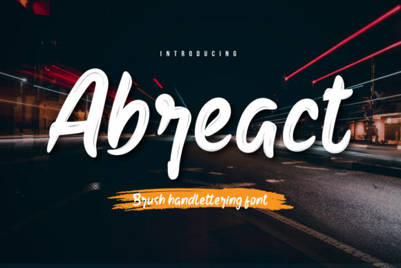 Abreact Font - Featured Image