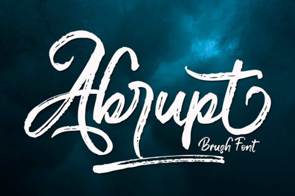 Abrupt Font - Featured Image