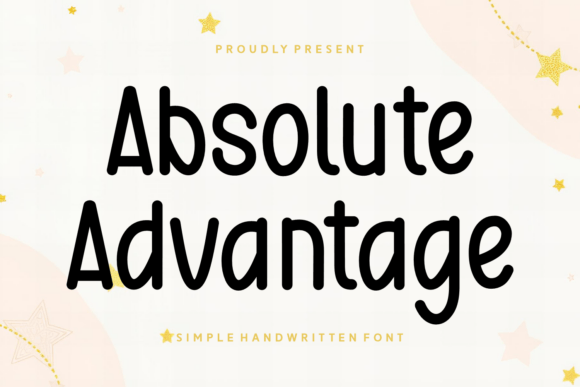 Absolute Advantage Font - Featured Image