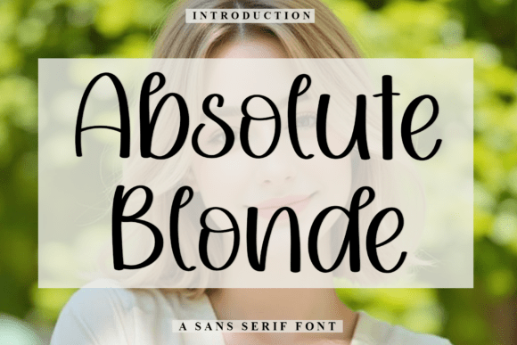 Absolute Blonde Font - Featured Image
