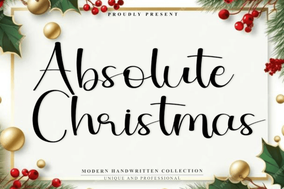 Absolute Christmas Font - Featured Image