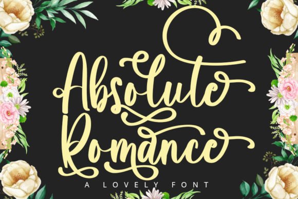 Absolute Romance Font - Featured Image