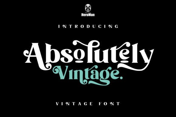 Absolutely Vintage Font - Featured Image