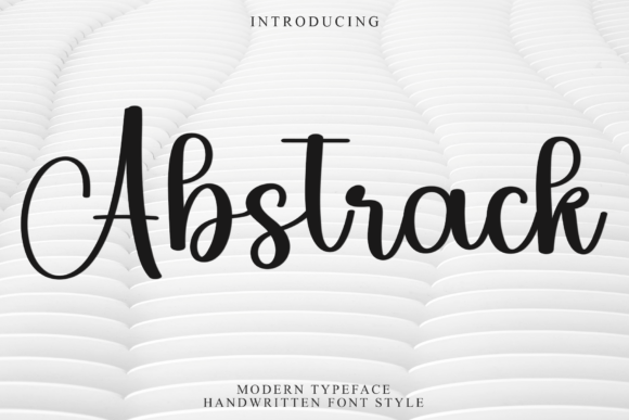 Abstrack Font - Featured Image