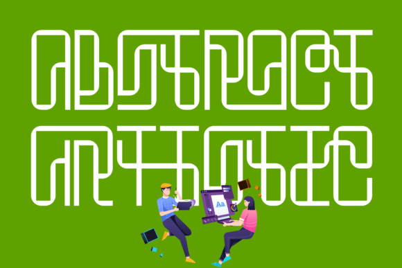 Abstract Artistic Font - Featured Image