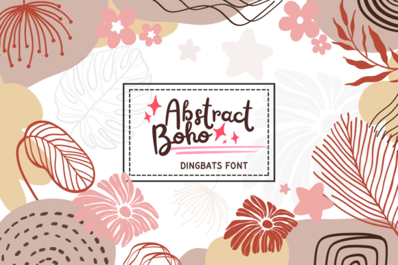 Abstract Boho Font - Featured Image