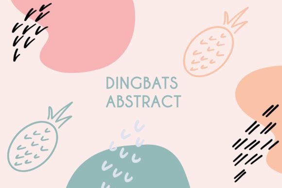 Abstract Dingbats Font - Featured Image