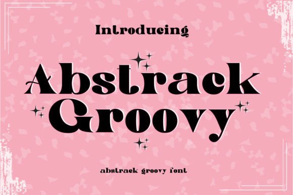 Abstract Groovy Font - Featured Image